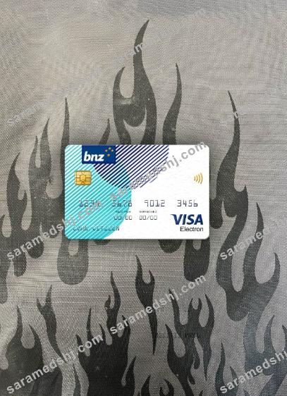 New Zealand BNZ Greymouth Bank visa electron card photolook front